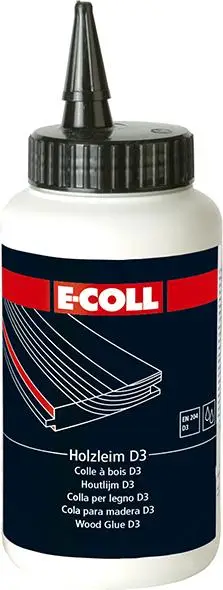 Expressversand E-COLL Holzleim D3 750g Flasche wasserfest