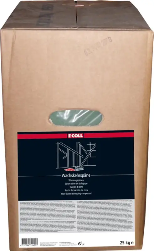 Bestseller E-COLL Wachskehrspäne 25kg blau