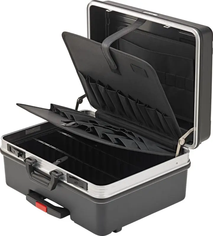 FORTIS Werkzeugtrolley 442x314x200mm ABS Tafel mit Taschen Garantierte Lieferung
