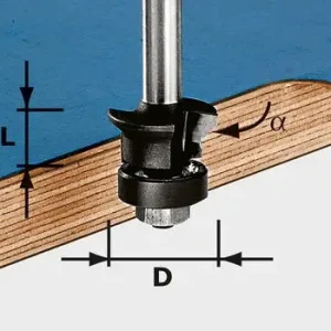 Solange Der Vorrat Reicht FESTOOL Fase-Bündigfräser HW S8 D24/0° +45°
