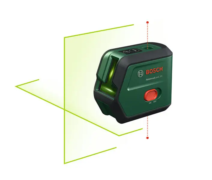 BOSCH Kreuzlinien-Laser AdvancedLevel 2G Markenprodukt
