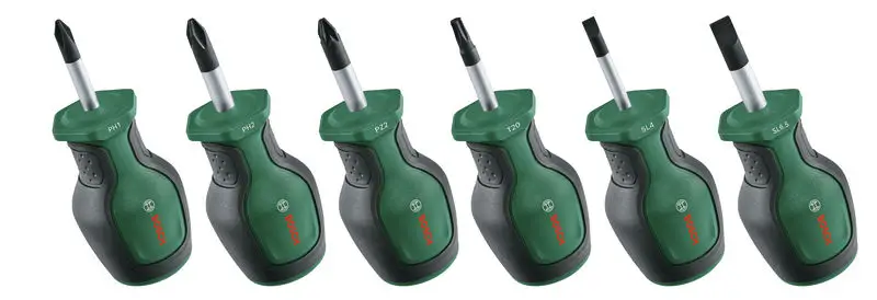 BOSCH Handwerkzeuge Schraubendreher-Set, kurz 6-tlg. Neue Ware