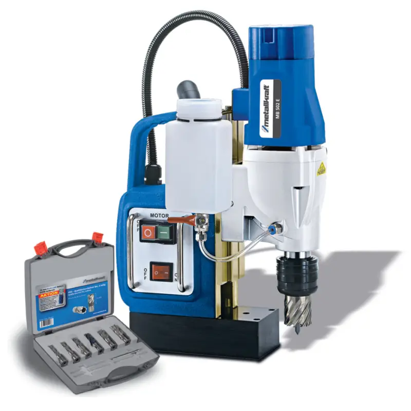 Ausverkauf Metallkraft Magnetkernbohrmaschine MB 502 E Aktions-Set