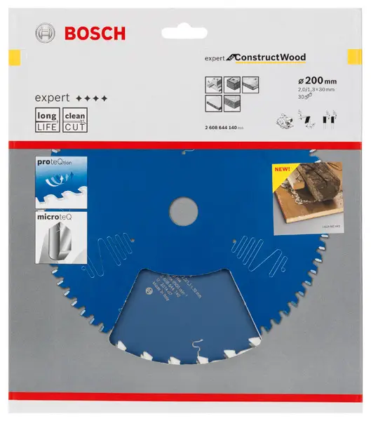 BOSCH Kreissägeblatt Expert for Construct Wood, H 200 x 30, Z30 Expressversand