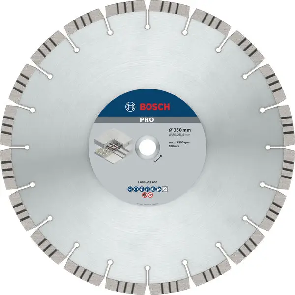 Preisknaller BOSCH PRO Concrete Diamanttrennscheibe, 350 x 20/25,4 mm