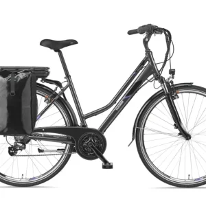 Damen Alu Trekking E-Bike 28 Zoll, Rahmenhöhe 48 cm, 21-Gang Kettenschaltung, anthrazit, XT480 Expedition, Direkt Vom Hersteller
