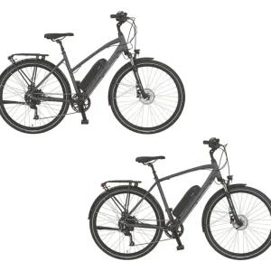 Damen Trekking E-Bike 28 Zoll, Rahmenhöhe 50 cm, 8-Gang Kettenschaltung, grau, ENTDECKER 20.EST.10 Aktuell