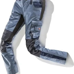 Damenhose WORXTAR, taubenblau-marine, Gr. 42 Bestpreis
