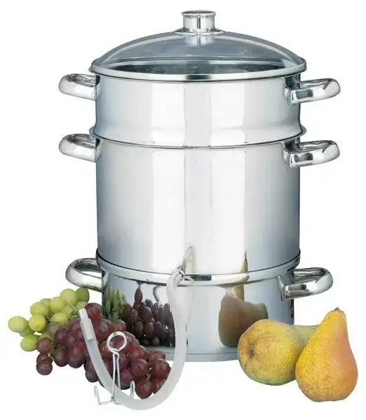 Heißes Angebot Dampfentsafter Edelstahl 9 Liter