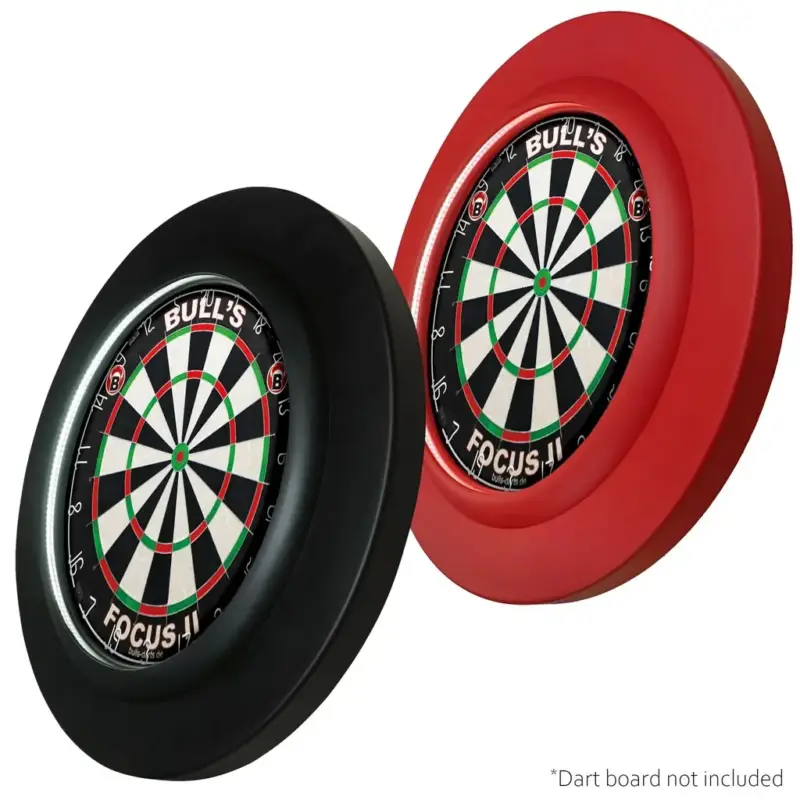 Dartscheiben Umrandung mit Beleuchtung schwarz Preiswert