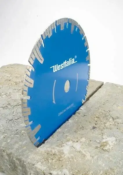 Diamant Trennscheibe 230 mm mit segmentierten Rand Letzte Chance