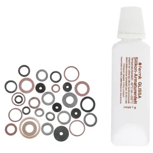 Super-Preis Dichtungs-Set, bestehend aus Hahnfett 7 g und 30-teiligem Dichtungssortiment