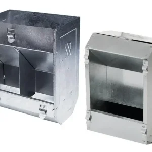 Wochenendangebot Futterautomat mit 2 Fressplätzen, HxBxT 24 x 19 x 13 cm, ca. 3 l