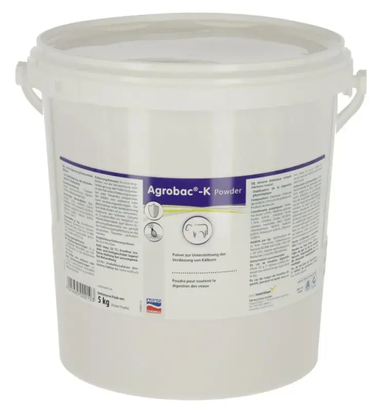 Futterzusatz Agrobac-K Powder, 5 kg Eimer Neu