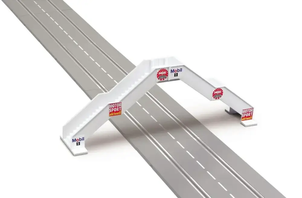 Fußgängerbrücke (für 2 Spuren) Maßstab 1:32 Schnäppchen