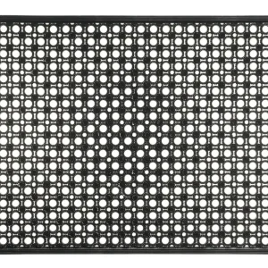 Bestseller Fußmatte Lizzy schwarz 48 x 62 cm mit Vinylborsten