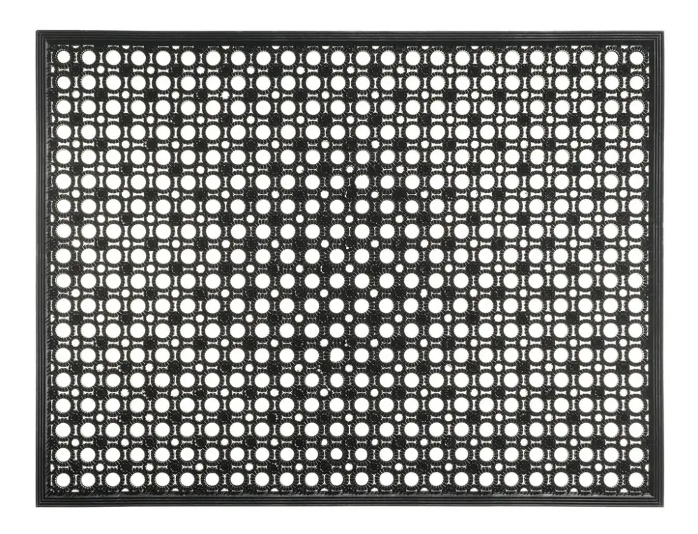 Bestseller Fußmatte Lizzy schwarz 48 x 62 cm mit Vinylborsten