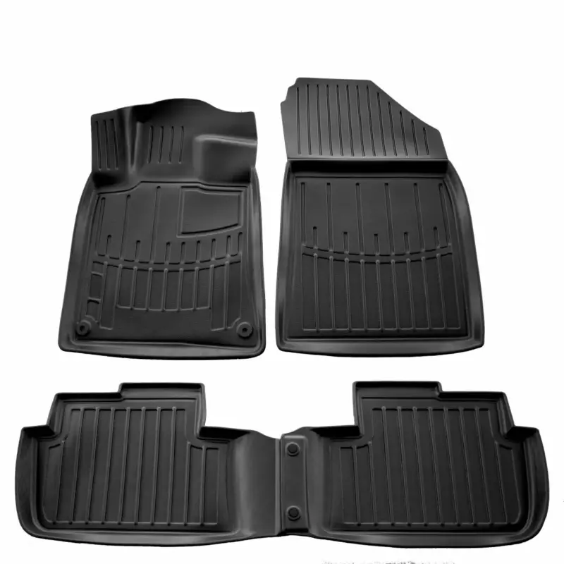 Fußmatten Auto, Gummifußmatten 3D für PEUGEOT 407 (2004-2011) Limousine, passgenau Heißes Angebot