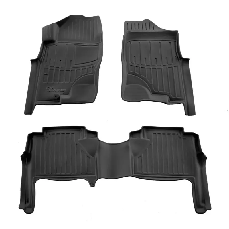 Aktuell Fußmatten Auto, Gummimatten 3D für NISSAN Navara (D40) (2005-2010)