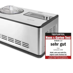IceCreamer Eismaschine 2 Liter - Kompressor-Eismaschine 180 Watt Jetzt Kaufen