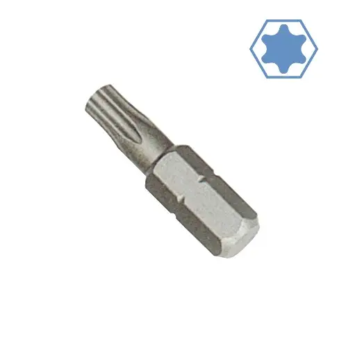Aktuell Innensechskant Bit T10, 25mm, 1/4 Zoll, S2 Stahl, Schrauberbit