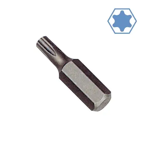 Innensechskant Bit T45, 8mm Hex Bit, S2 Stahl, Profi Schrauberbit Bestpreis