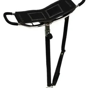 Bestseller Leichter Sitzstock mit Ledersitzfläche