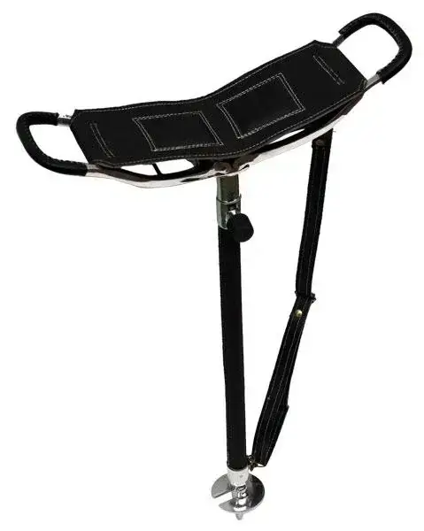 Bestseller Leichter Sitzstock mit Ledersitzfläche