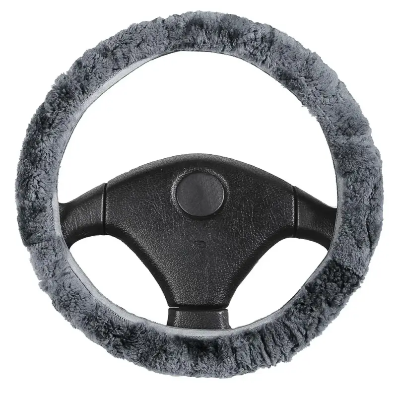 Lenkradbezug Lammfell, Anthrazit Begrenztes Angebot