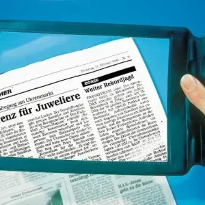 Leselupe, 300 % Vergrößerung, schwarz Sichere Zahlung