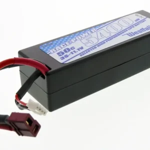 Finale Aktion LiPo Akku Power Racing im Hardcase, 3S 11,1V, 5.400 mAh, 50C, T-Plug Stecker
