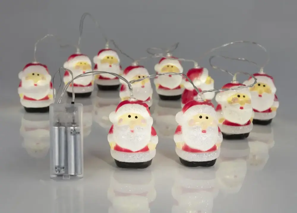 Lichterkette 10 LED mit Schneemännern Nur Heute