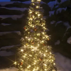 Lichterkette mit 100 warmweißen LEDs, IP44, 10m Top-Preis