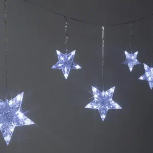 Echt Lichterkette mit Sternen, 90 LED