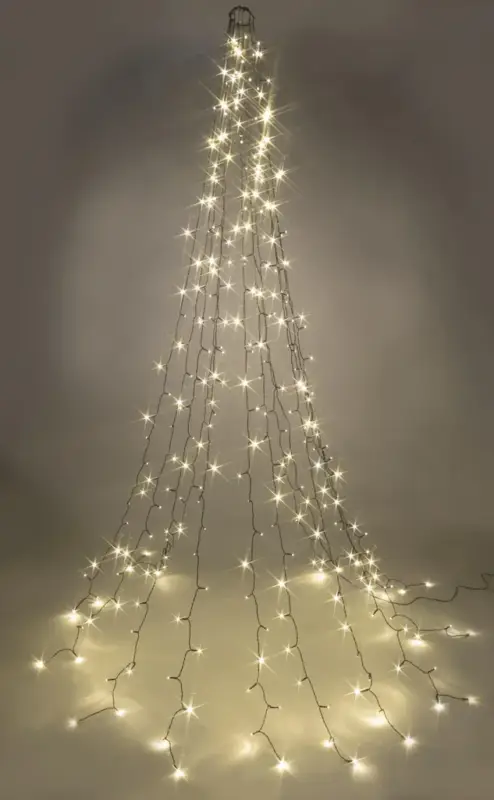 Begrenztes Angebot Lichterschnüre mit 160 LEDs - 8 Stränge je 2m