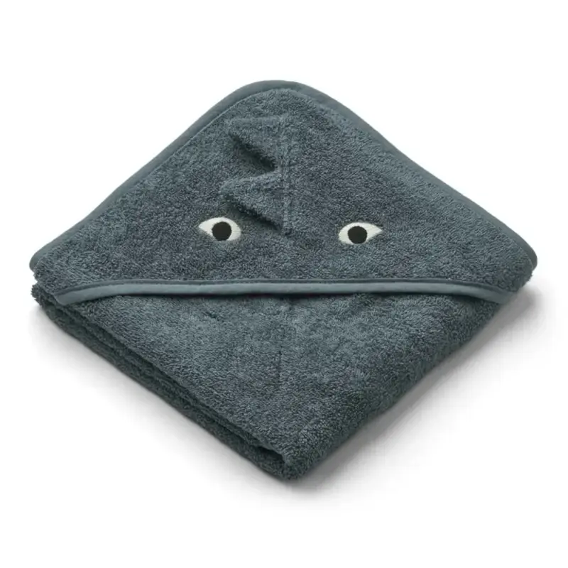 Liewood "Albert" Baby Kapuzen Handtuch Drache blau Mega-Angebot
