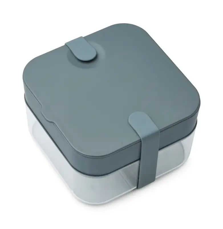Top-Seller Liewood Bento Box, Lunchbox, Brotdosen - Amandine, Farbe: Meeresblau / Walblau