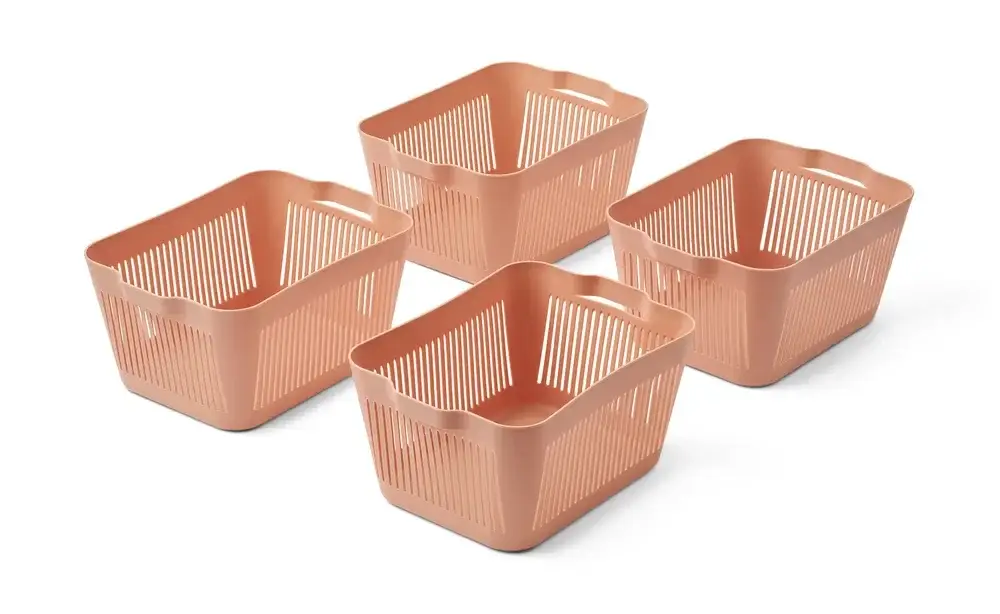 Nur Heute Liewood Korb - Makeeva, S 4-Pack, Farbe: Tuscany rose
