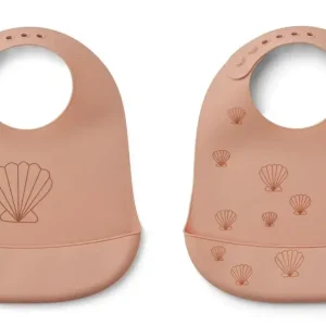 Günstig Liewood Silikon Lätzchen 2er pack - Tilda, Farbe: Seashell Pale tuscany