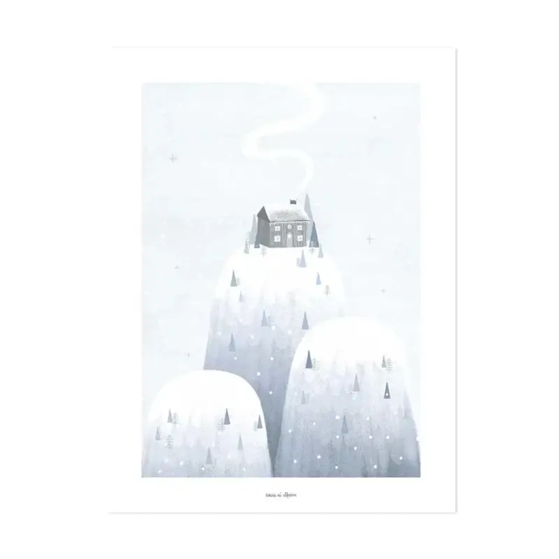Neue Ware Lilipinso Poster Eisberge grau weiss