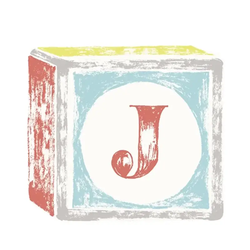 Neu Lilipinso Sticker Buchstabe auf Spielwürfel J
