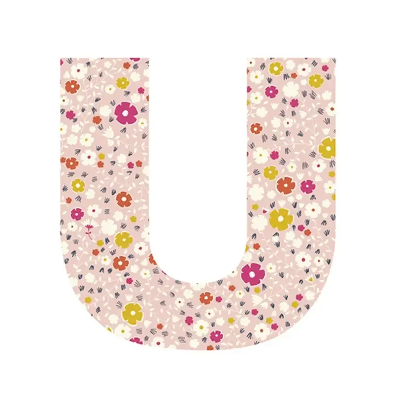 Wochenendangebot Lilipinso Sticker Buchstabe geblümt U