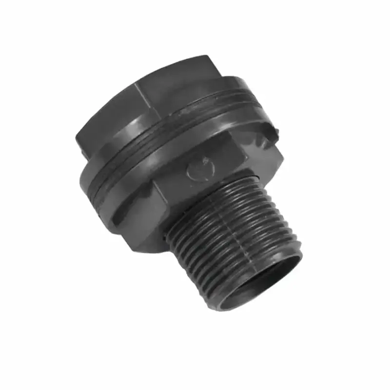 PVC Tankdurchführung, Tankverbinder, Klebemuffe, AG IG, PN10 Zertifiziert