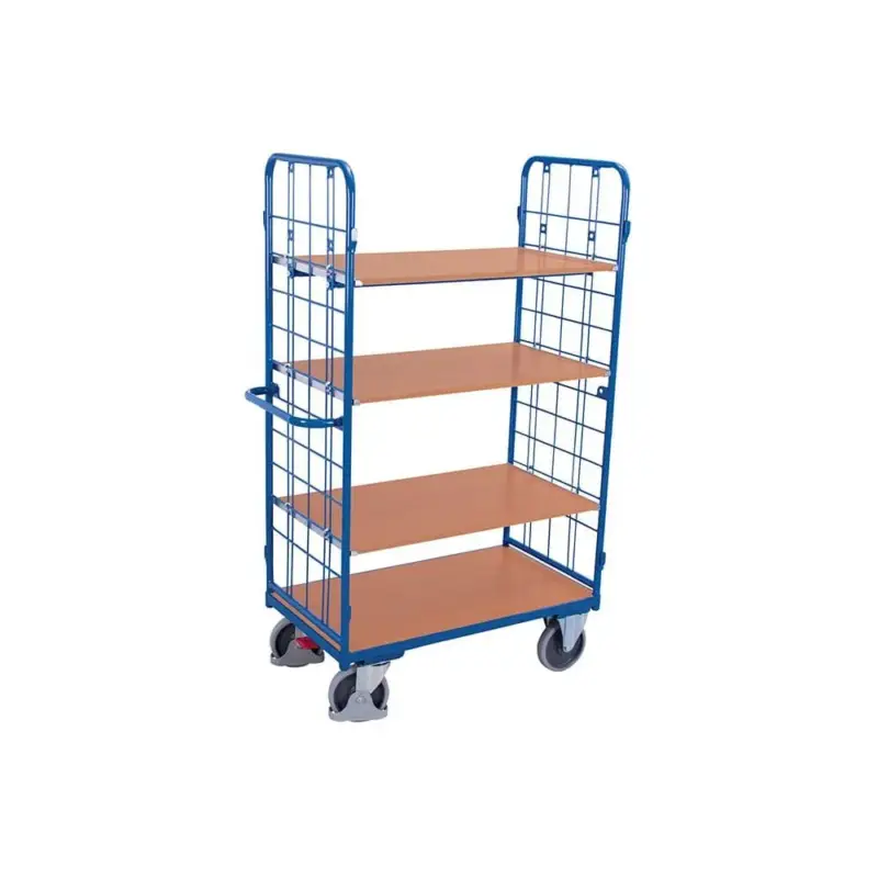 Neu Paketwagen, 500 kg Traglast, mit Gitterwänden, 4 Böden