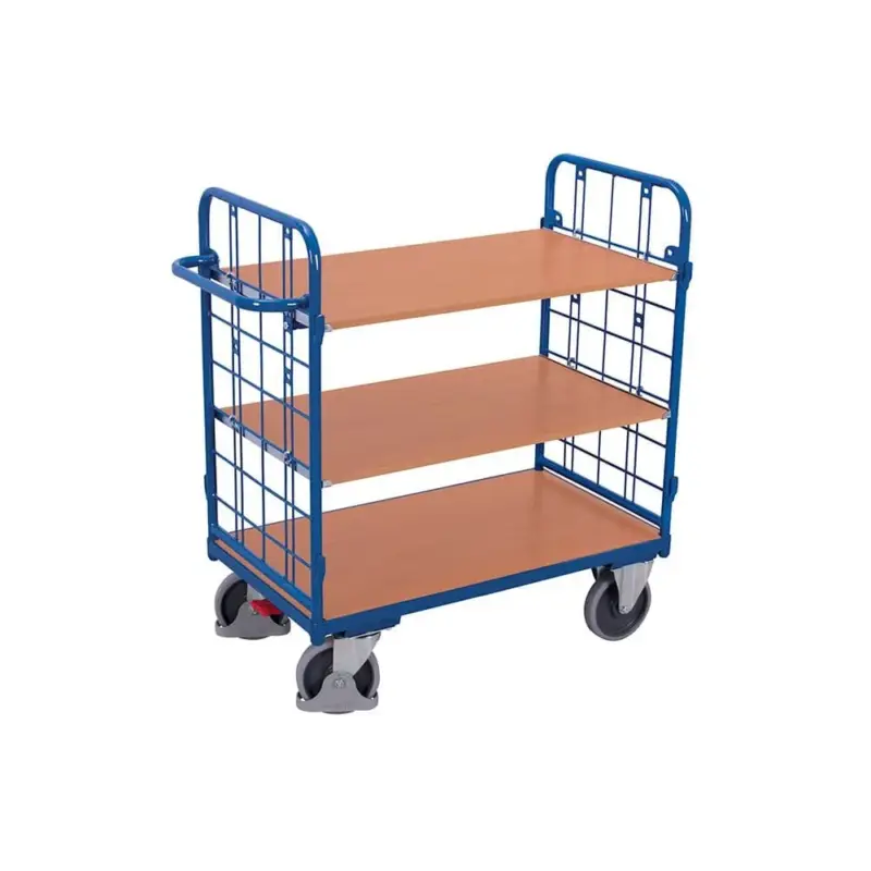 Expressversand Paketwagen, Transportwagen, Gitterwagen, 500 kg Traglast, EasySTOP