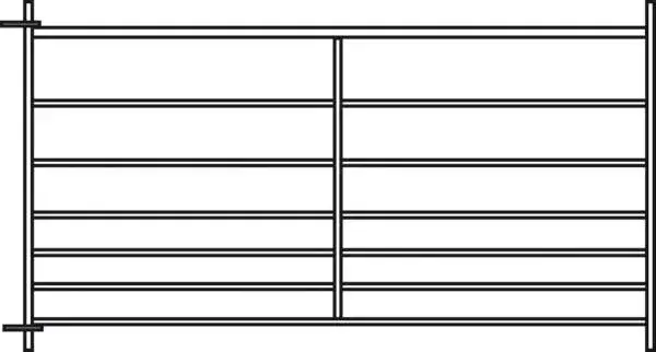 Panel Steckfix Horde, 1,83 m x 0,92 m, 1 Stück Super-Preis