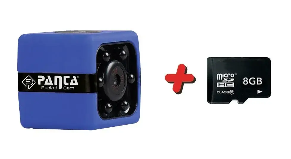 Knallerangebot Panta Pocket Cam HD Mini Kamera - GRATIS 8 GB Micro SD Speicherkarte