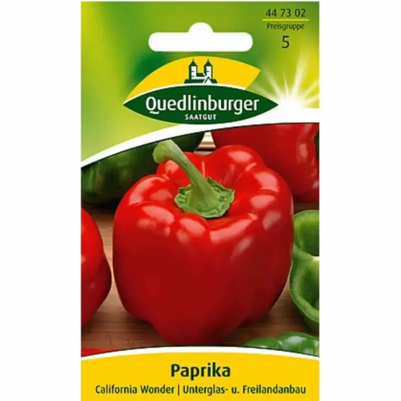 Preisreduziert Paprika Samen, California Wonder, zum Anbauen