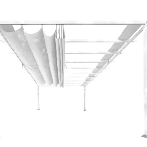 Nur Für Kurze Zeit Paragon Outdoor Outdoor-Pavillon „Florenz“ Weiß - mit verstellbarem Sonnensegel