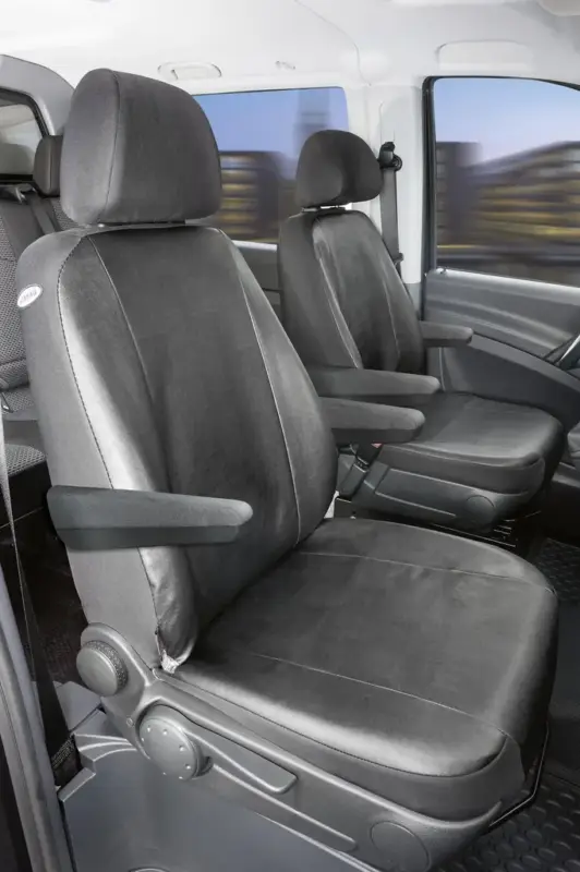 Passform Sitzbezüge - Kunstleder für Mercedes Viano W639 und Vito W639 ab BJ 06/2003 bis 05/2014 Kracherpreis
